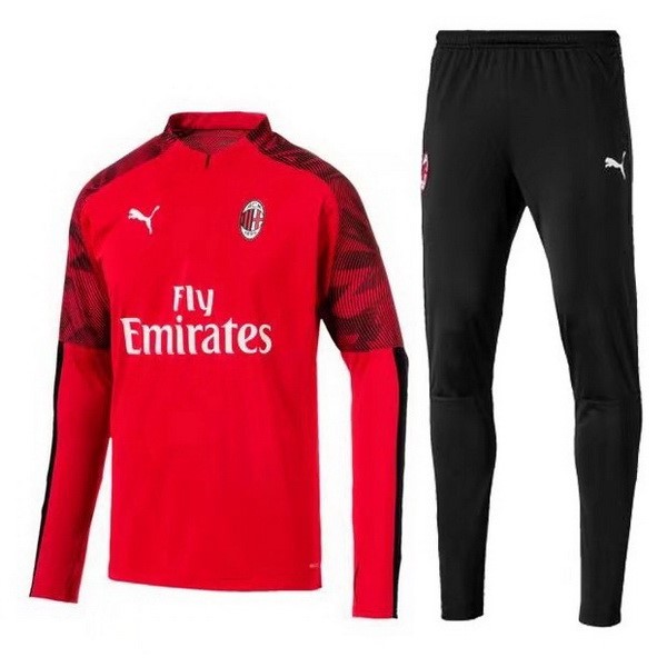 Survetement Football AC Milan 2019-20 Rouge Noir